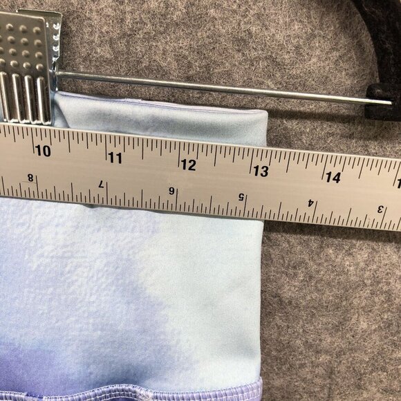 Champion Bike Shorts Womens M Blue Tie Dye Long Activewear Compression - Picture 4 of 7